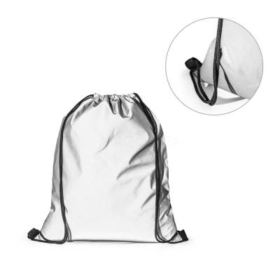 Mochila Saco em Poliéster Refletivo Personalizada