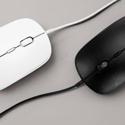Mouse Óptico com Fio e Botão DPI Personalizado