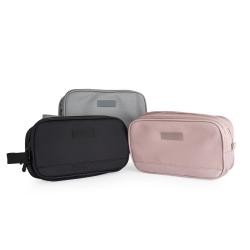Necessaire 3 Compartimentos Em Poliéster Pvc Personalizada