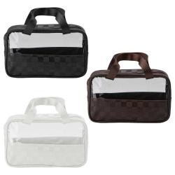 Necessaire Pvc Impermeável Xadrez Personalizada