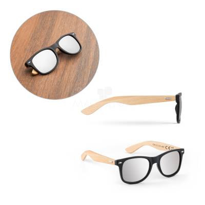 Óculos de Sol com Armação de Bambu Personalizado