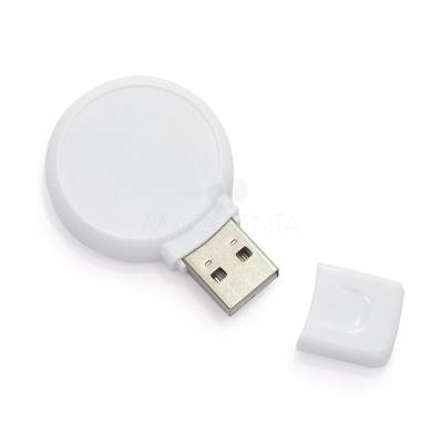 Pen Drive Plástico com Tampa Protetora Personalizado