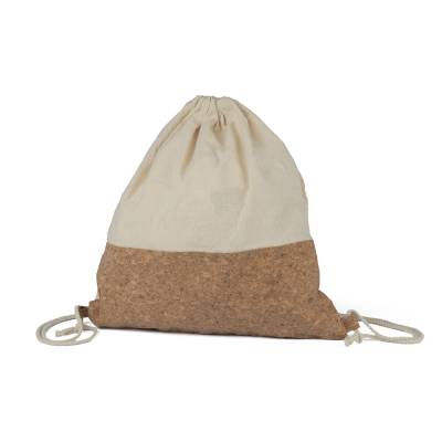 Sacola Mochila de Algodão Cru Personalizada