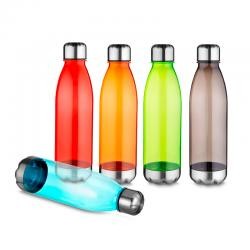 Squeeze Plástica 750 Ml Com Tampa Rosqueável e Base Em Inox Personalizada
