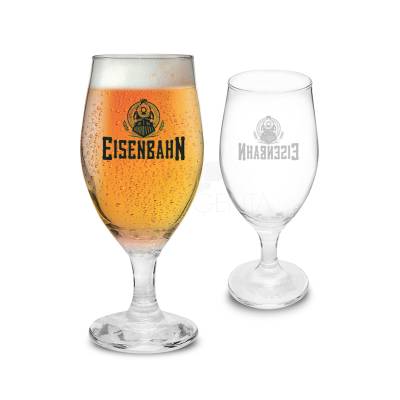 Taça de Cerveja 330 ml de Vidro Personalizada