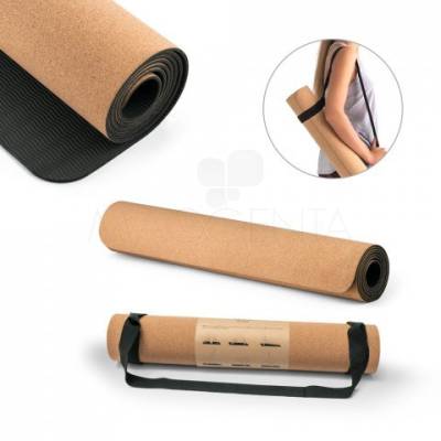 Tapete de Yoga em Cortiça e TPE Personalizado